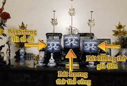 Bật mí Cách đặt Bát hương  -  một trong những đồ thờ phong thủy quan trong nhất trên bàn thờ gia tiên